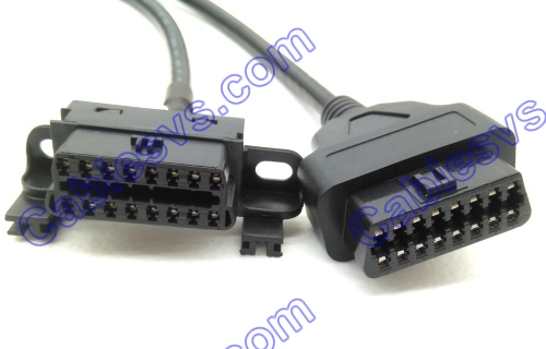 BMW X1 OBD OBD2 Male To dual Female Extension Cable  only for BMW X1 