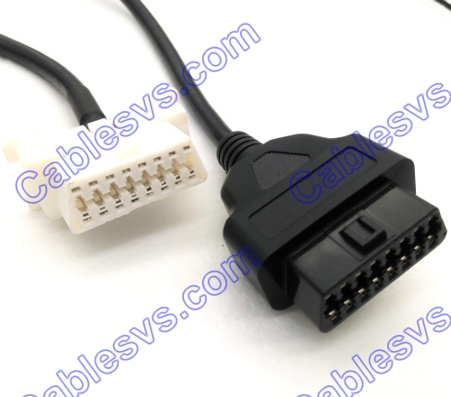 Toyota OBD2 Male To dual Female Extension Cable only  for Toyota