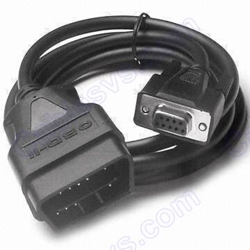 Cable,OBD2 male to DB9 Pin female cable