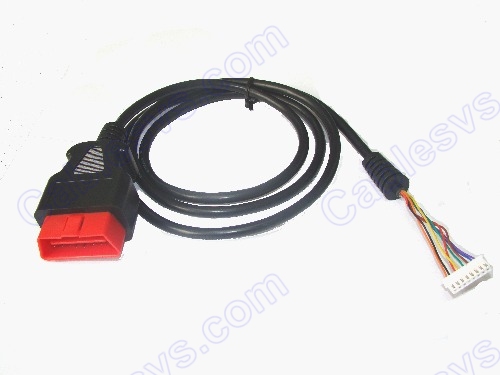 OBD2 male to 2.54 8Pin Housing