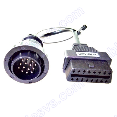 OBD2 female to 14pin adapter for BENZ