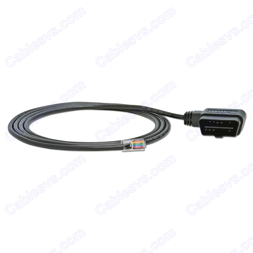 OBD2 male RA to RJ45, 6ft compatible with ScanGaugeII