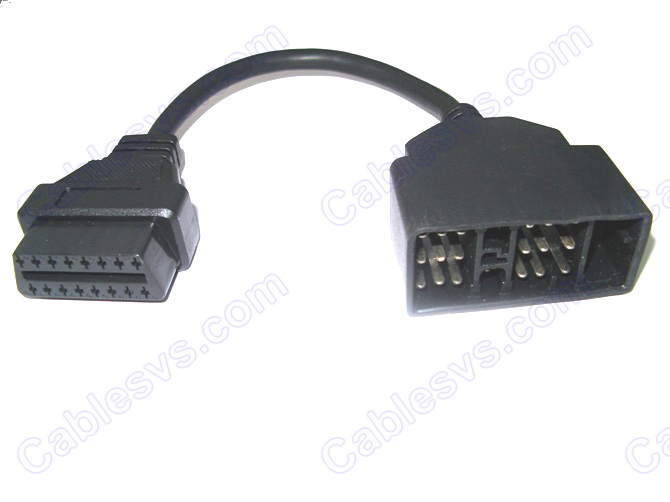 OBD2 female to Toyota 23pin male