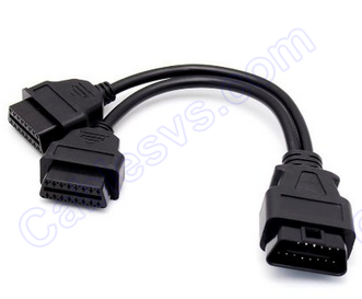 OBD2 male to Y OBD2 female