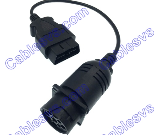 J1939 9 PIN Deutsch TO OBD 16 PIN OBD2 adapter cable for heavy duty