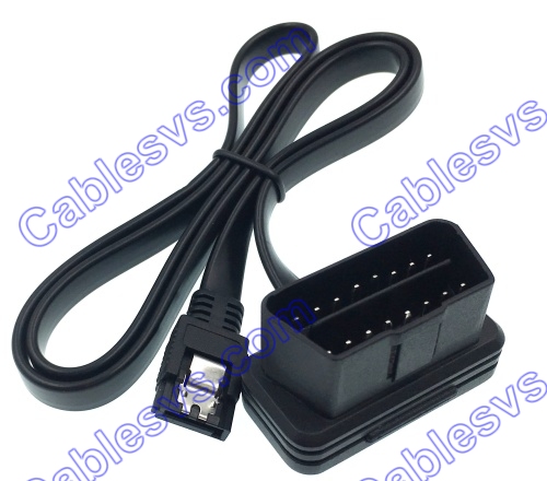 Low profile  obd to SATA noodle cable obd2 test cable