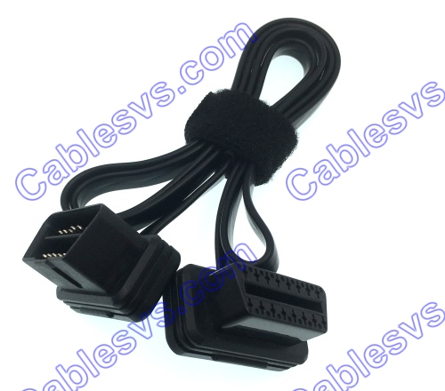 24V 16PIN OBD2 OBDII Male to Female Extension Cable